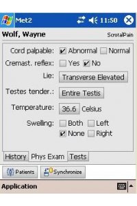 MET2: Entering values of attributes on Pocket PC